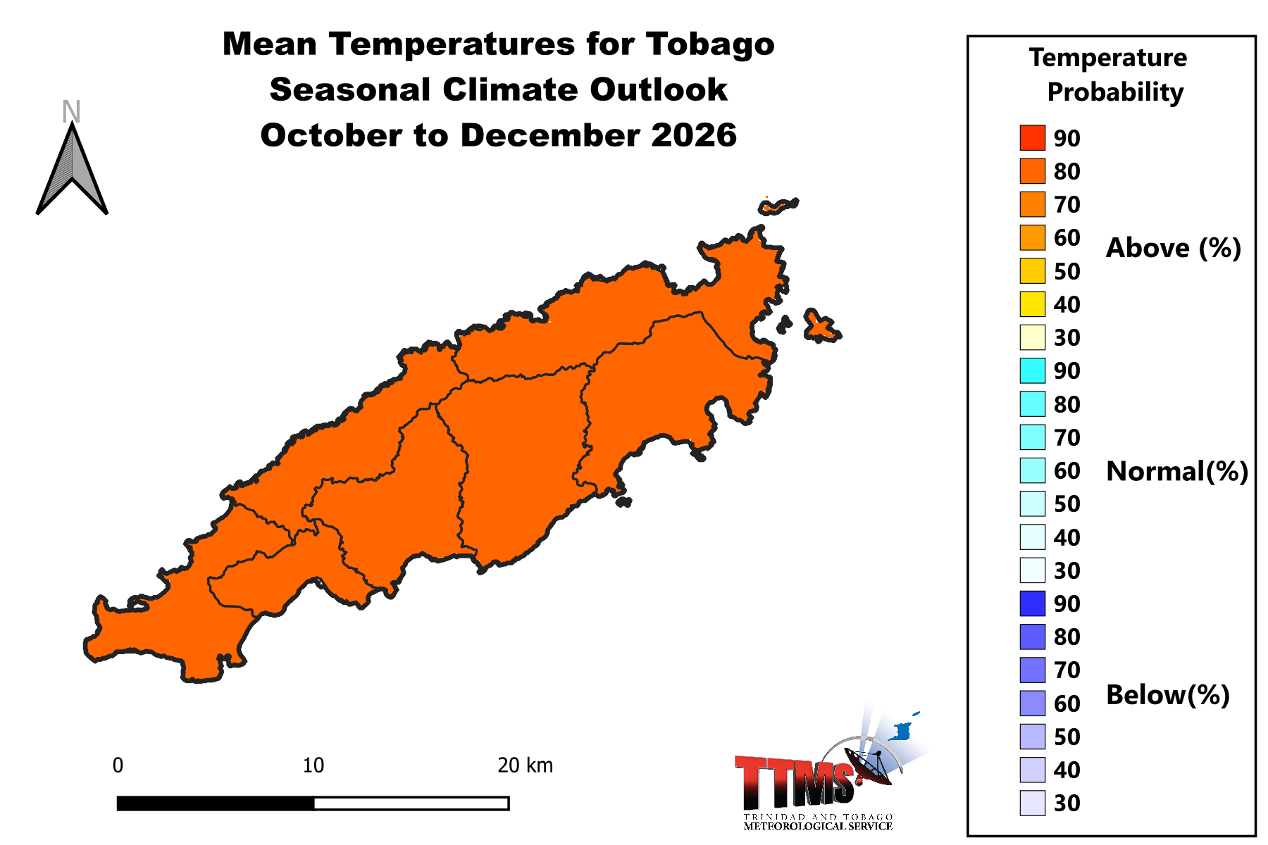 Rainfall and Temperature Outlook: October to December 2026